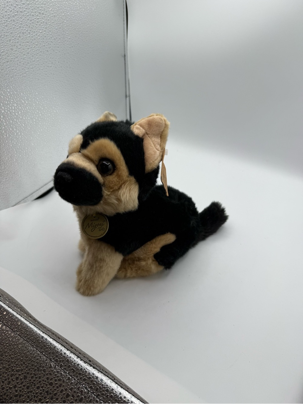 Aurora Miyoni German Shepherd Plush Stuffed Animal Brown Black Dog Puppy Cute 9"